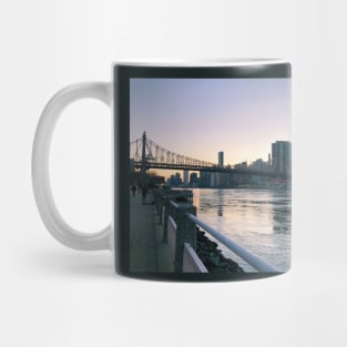 Roosevelt Island Bridge Sunset Mug